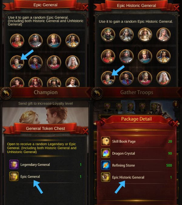 Evony Soult in Epic General & Epic Historic General