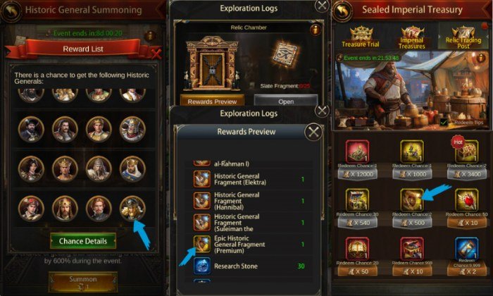 Get Olaf Skötkonung & Epic Historic General Premium in Evony