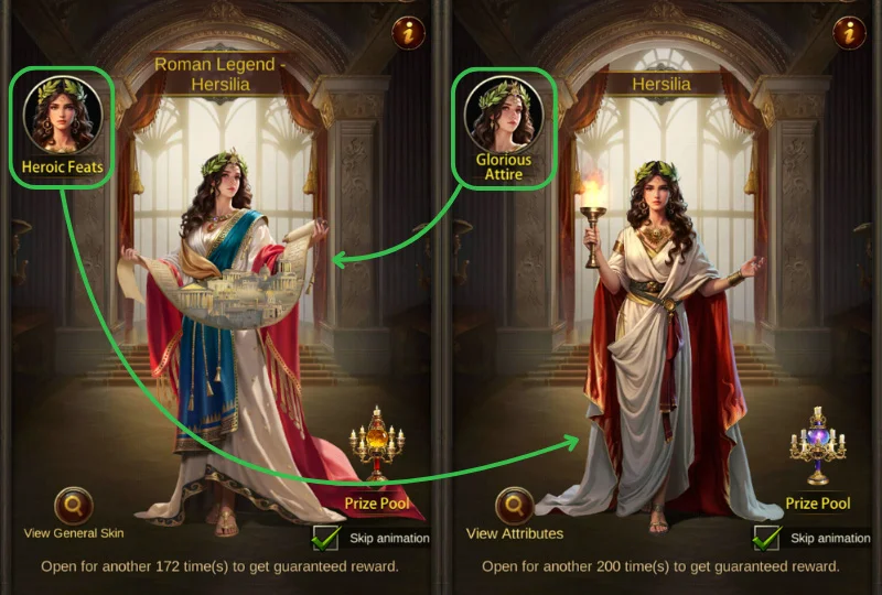 Roman Legend - Hersilia Skin